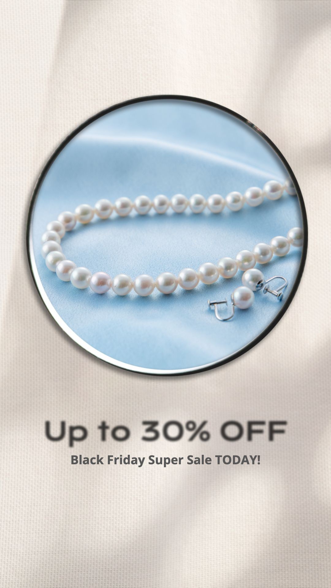 Black Friday Earring Super Sale Ecommerce Story Black Friday Earring Super Sale Ecommerce Story