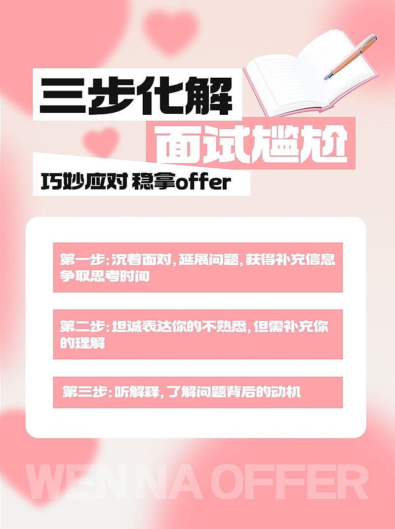 企业求职面试小技巧小红书配图