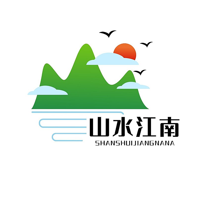 旅行出行江南小镇宣传LOGO
