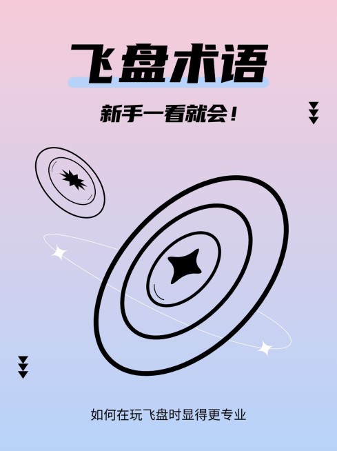 户外飞盘知识科普小红书封面预览效果