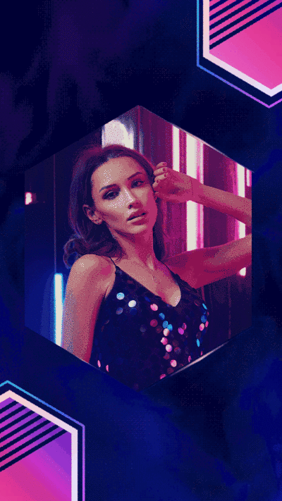 Animated instagram story template  GIF