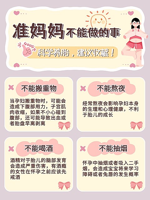 母婴育儿知识科普手帐风小红书配图