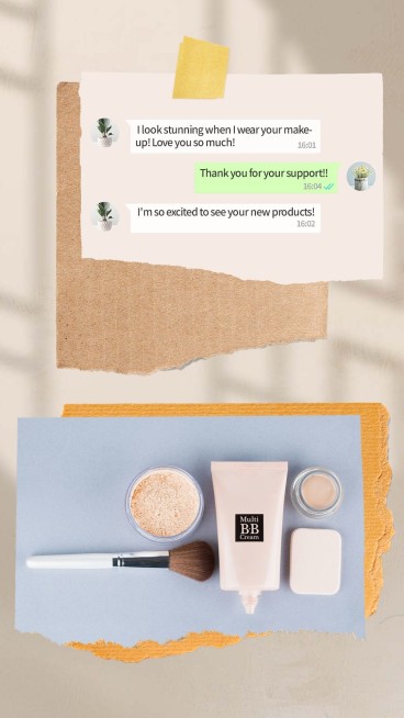 Black Friday Cosmetics Users Feedback Ecommerce Story预览效果
