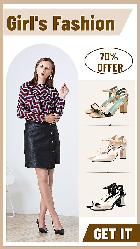 Women's High Heels Fashion Sale Promo Ecommerce Story