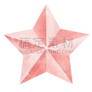 手绘-梦幻装饰元素贴纸-星星