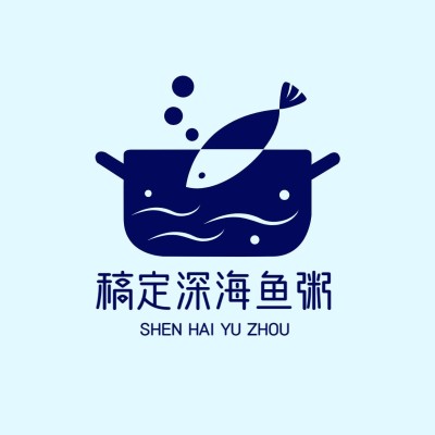 餐饮美食粥店品牌宣传LOGO