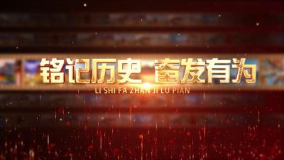 企业商务年终总结铭记历史奋发有为复古回顾AE模板