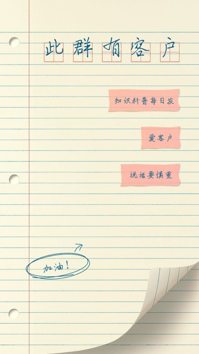 此群有客户微信群聊天背景