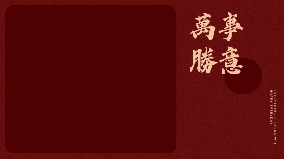 大字祝福愿望办公电脑桌面分区壁纸预览效果