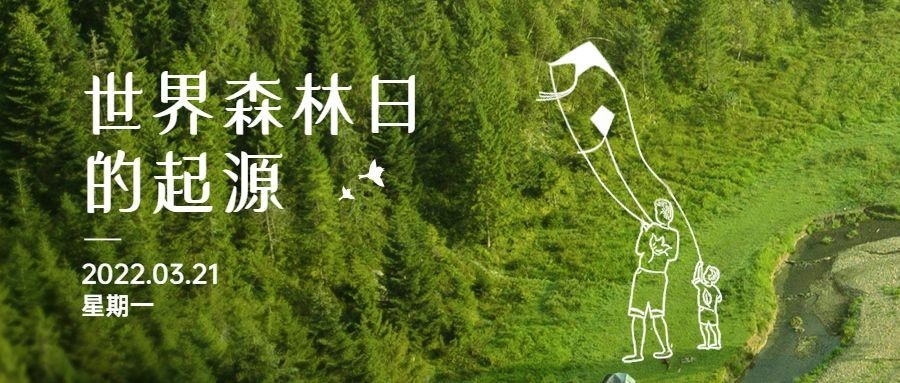 世界森林日节日宣传公众号首图