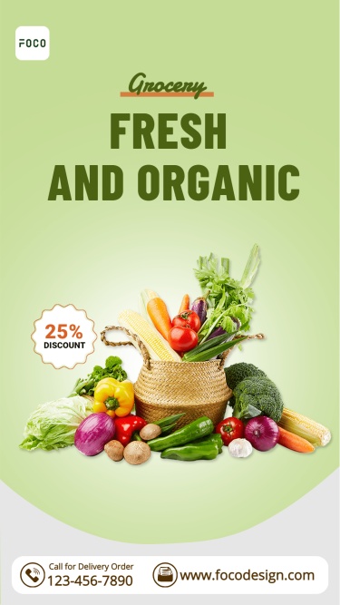 Fresh Vegetables Groceries Food Supplies Ecommerce Story