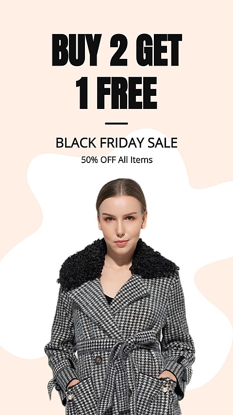 Fashion Winter Accessories Discount Holiday Sale Ecommerce Story
