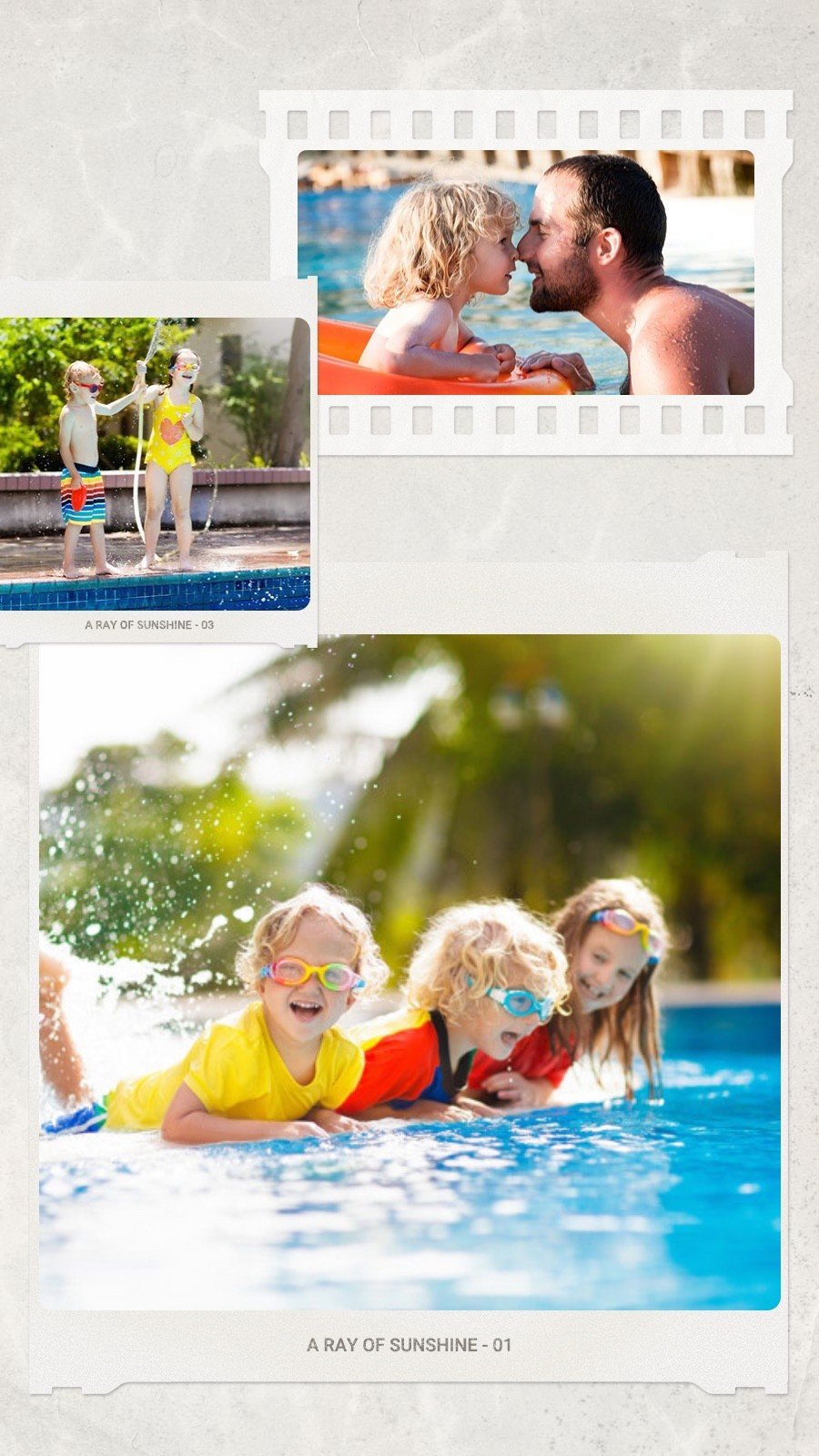Paper Tearing Frame Film Style Minimalist Photos Upload Instagram Story