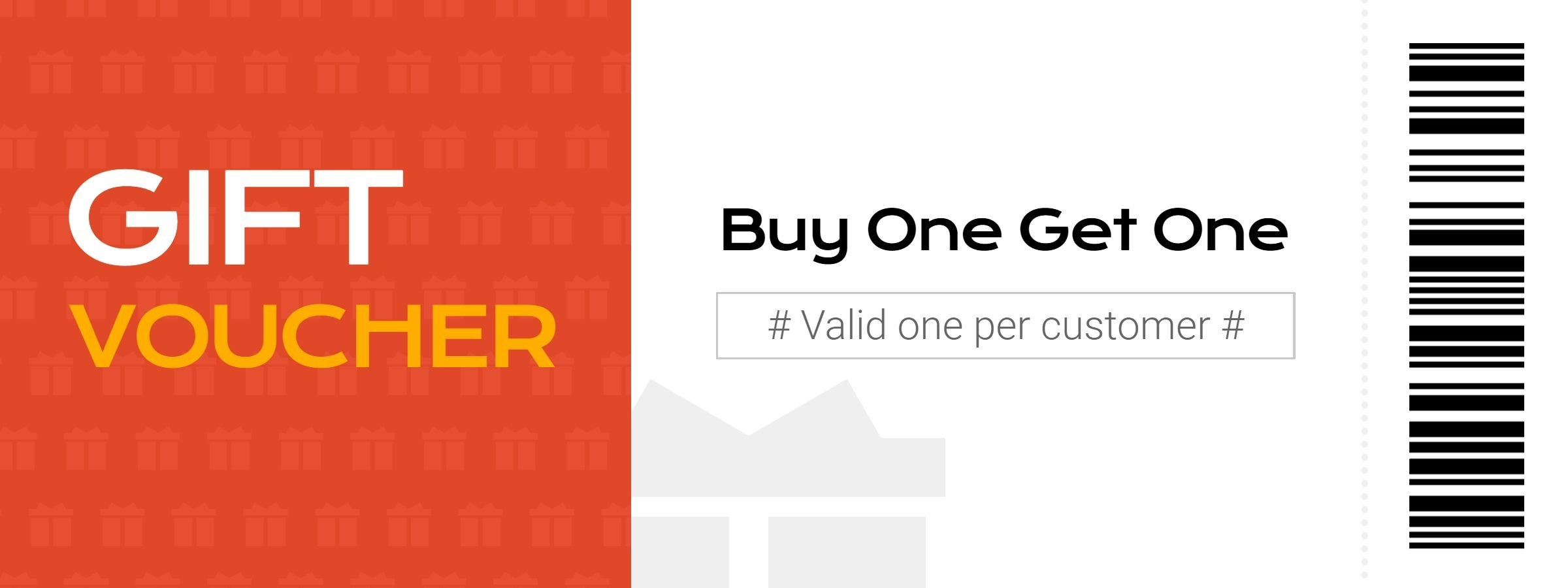 Fresh Bar Code Gift Voucher Discount Coupon