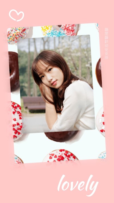 生活自拍少女甜甜圈