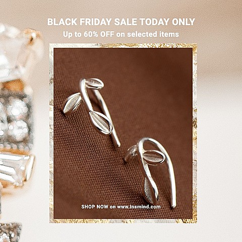 Black Friday Jewelry Promotion Poster Ecommerce Product