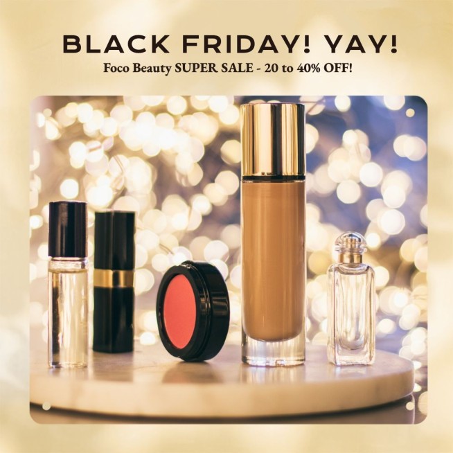 Flicker Background Black Friday Cosmetics Sale Ecommerce Banner预览效果