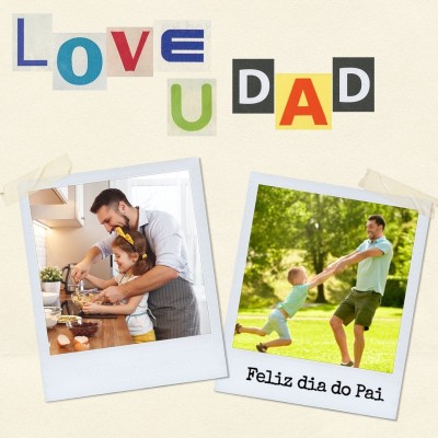 Father's day Polaroid Instagram Story
