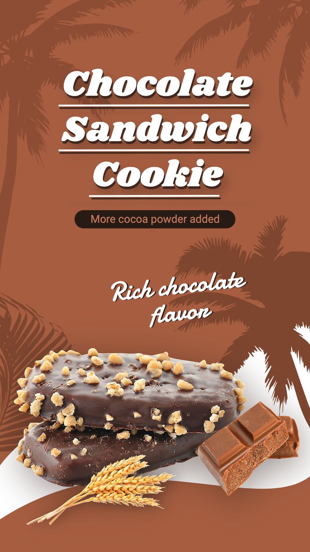 Chocolate Cookies Consumer Packaged Food Snacks Ecommerce Story 预览效果