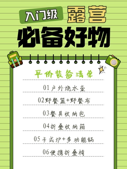 旅游出行种草清单手账小红书配图预览效果