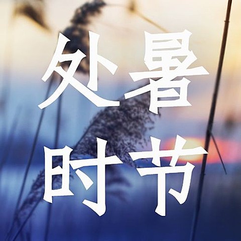 处暑节气祝福问候实景公众号次图