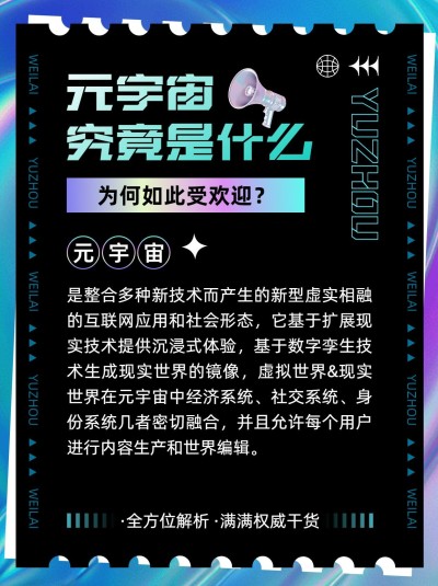 元宇宙话题知识科普小红书配图