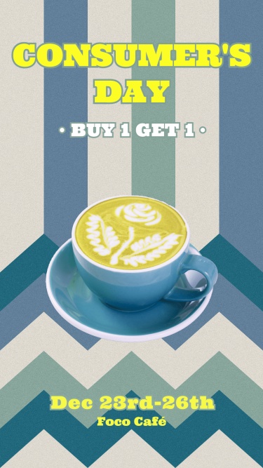 Coffee Sale Promotion Cutout Ecommerce Story