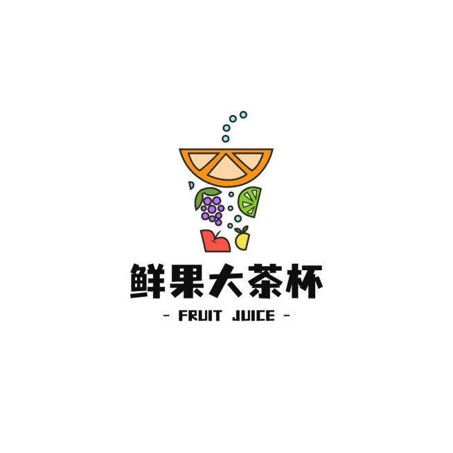 餐饮美食奶茶店品牌宣传LOGO预览效果