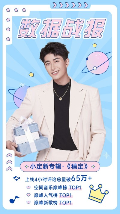 明星应援数据喜报战报