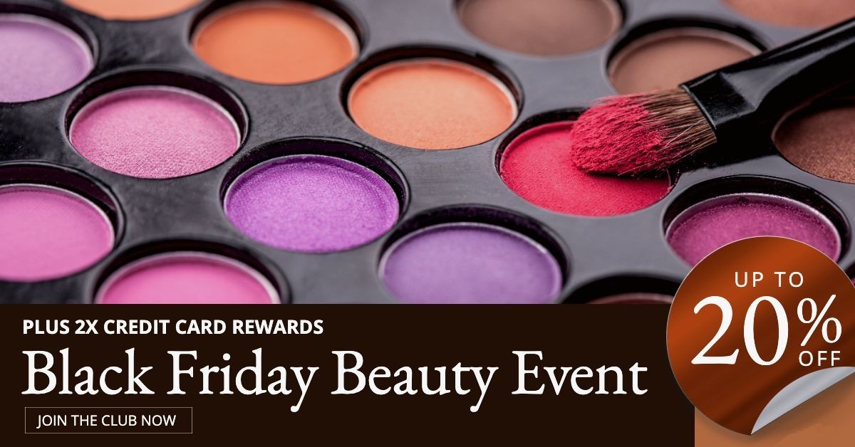 Black Friday Beauty Event makeup Cosmetics  Sales Ecommerce Banner预览效果