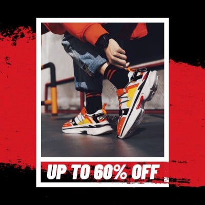 Red Coat Display Fashion Men's Wear Black Friday Sale Ecommerce Product Image