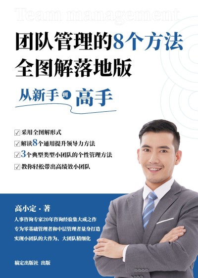 经营管理团队管理简约商务竖版海报