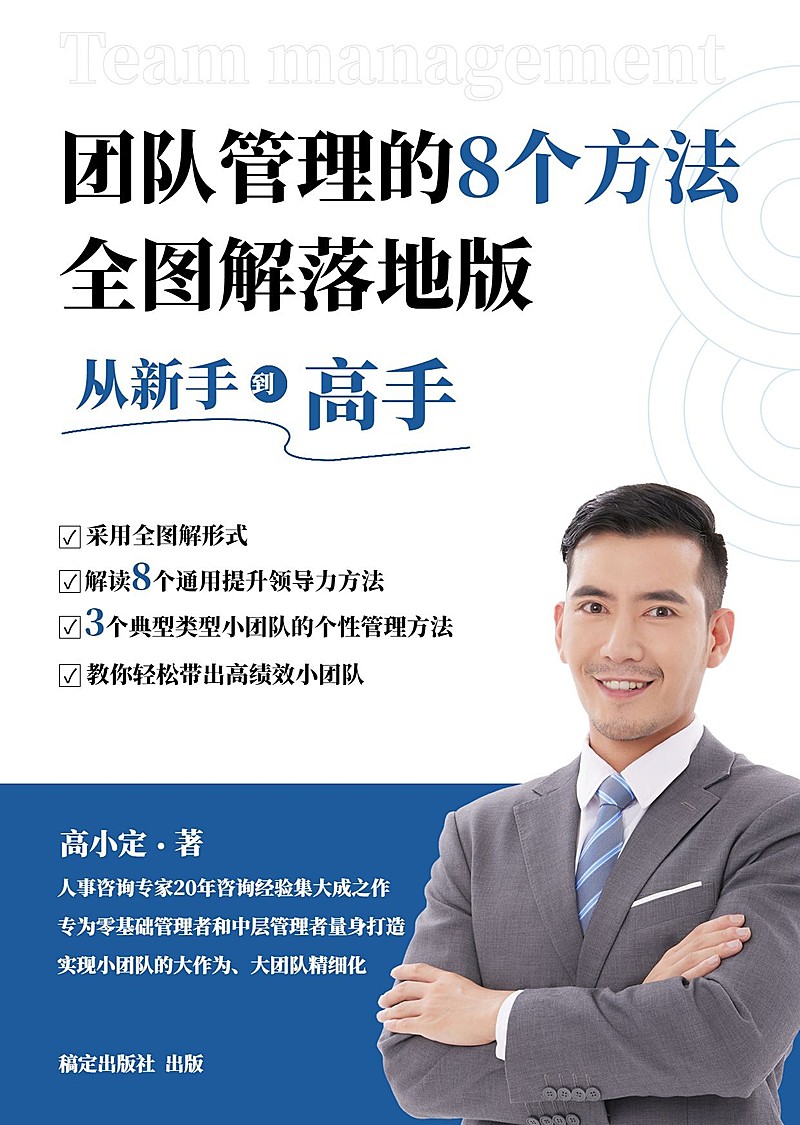 经营管理团队管理简约商务竖版海报