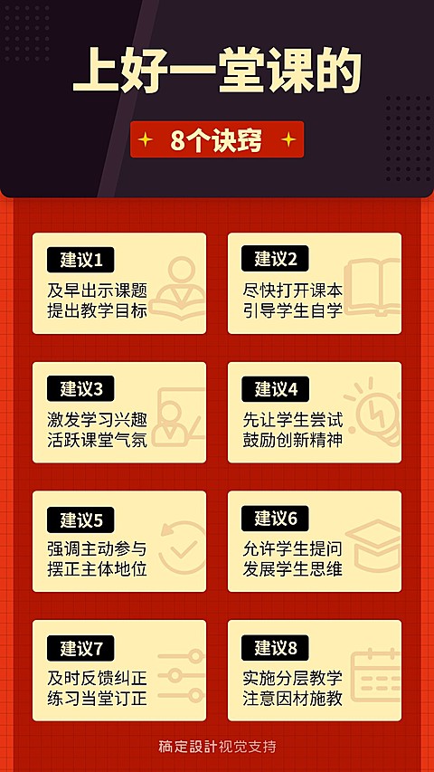 教学课程建议流程图表