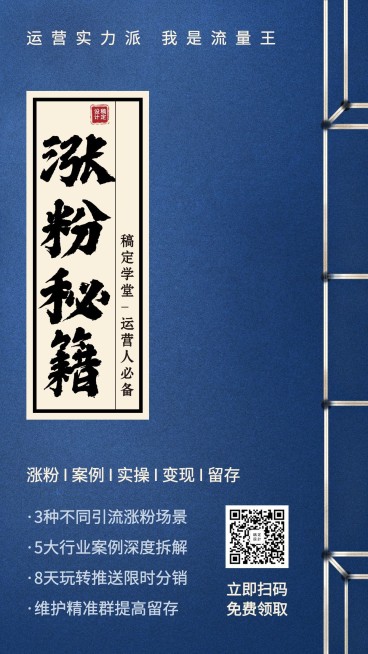 涨粉秘籍/创意/手机海报预览效果