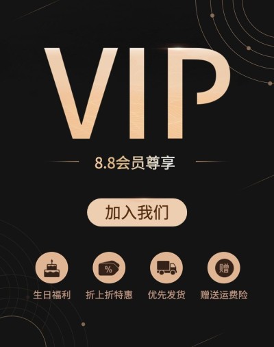 阿里88会员节/VIP会员卡海报
