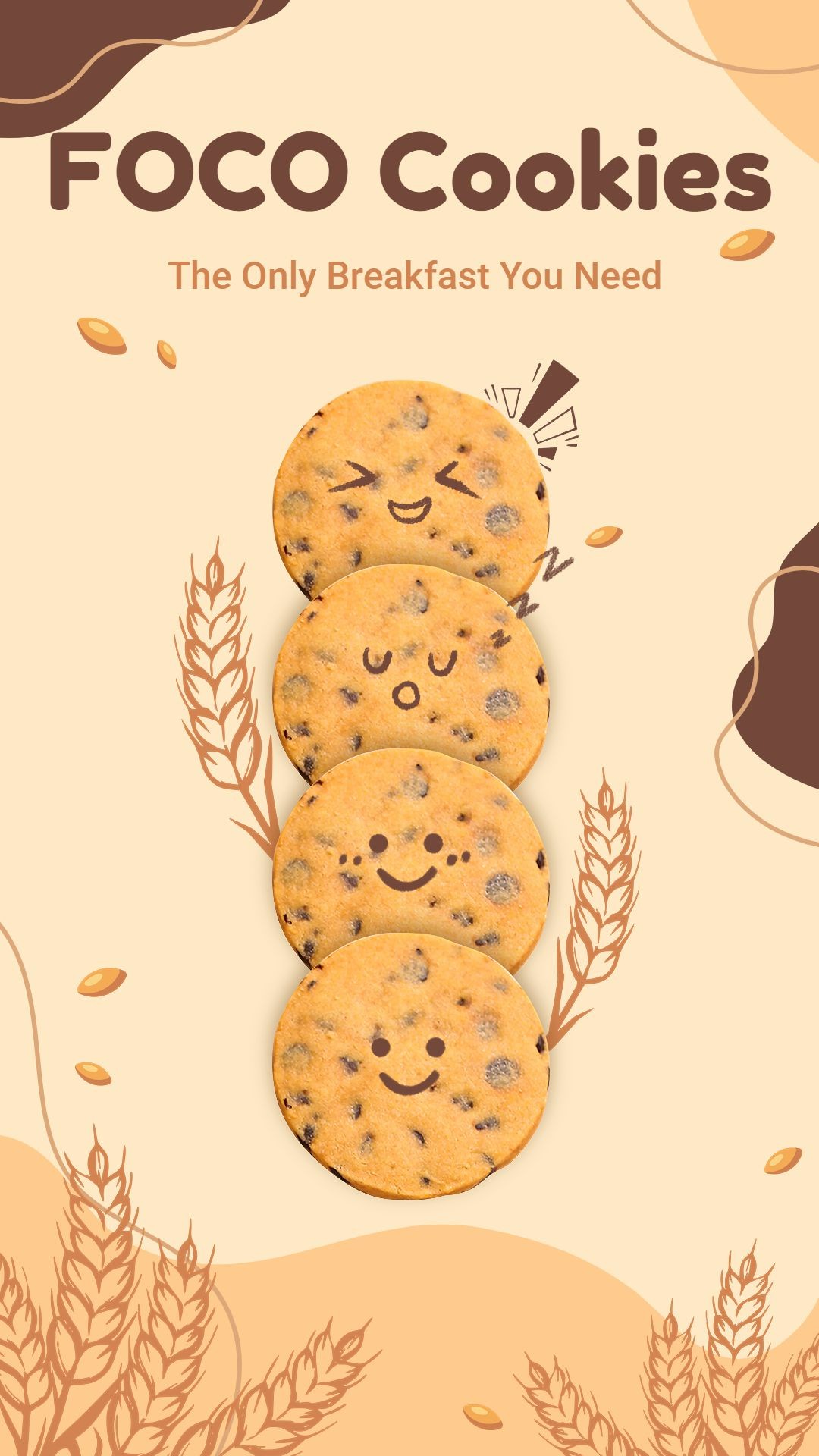 Oat Cookies Consumer Packaged Food Snacks Ecommerce Story预览效果