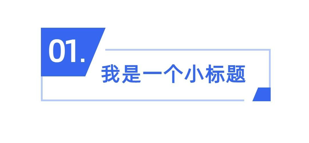 序号编号文字政务文章小标题预览效果