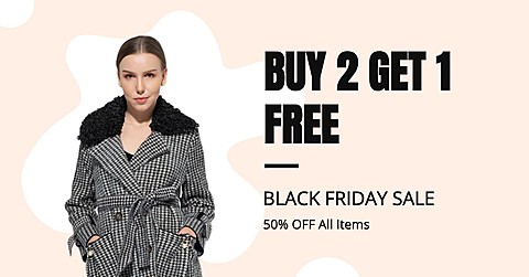 Color Block Element Fashion Winter Accessories Daiscount Ecommerce Banner