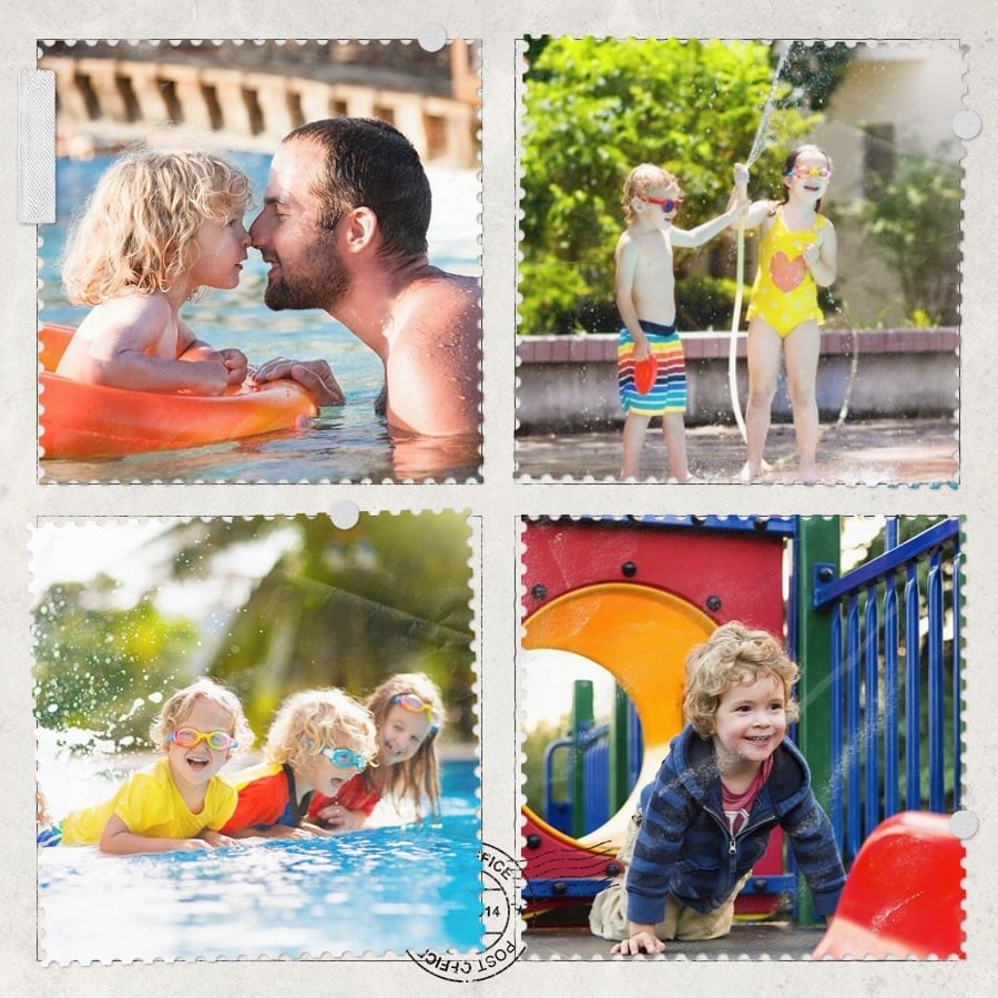 Retro Square Frame Simple Photos Upload Instagram Post