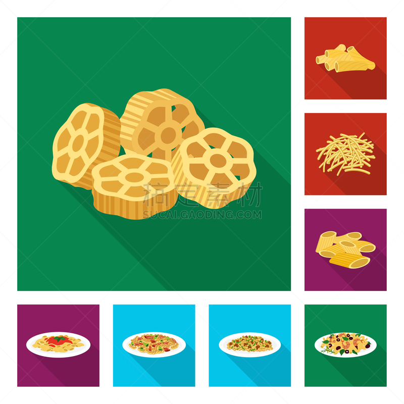碳水化合物,意大利面,图标,形状,干的,饮食,图像,设计,收集,瘦身