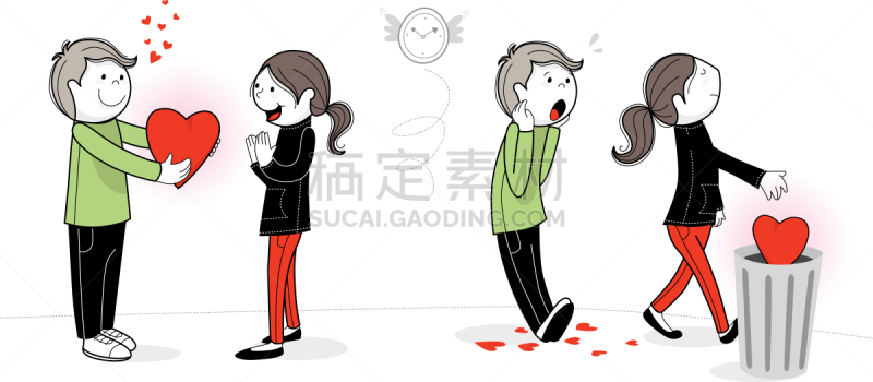 坏掉的,心型,互联网,储蓄,给予