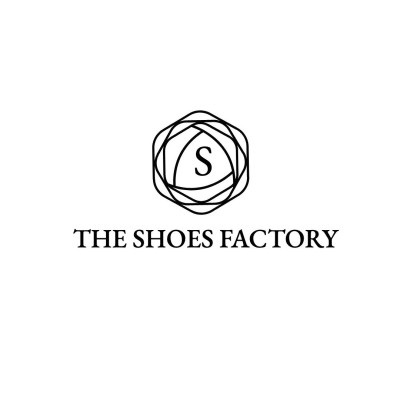 Minimalist Style The Shoes Factory Brand Logo Image