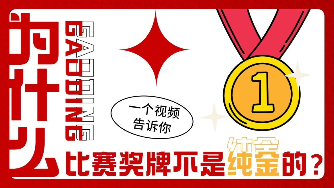 纯文字排版简约奥运会横版视频封面预览效果