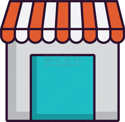 图像,商店,图标,商务,业主,商务人士,建筑外部,外立面,清新,概念
