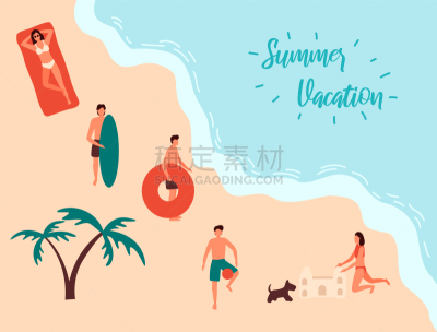 球体,气垫床,泳装,女人,进行中,男人,游泳,冲浪,躺,跳水