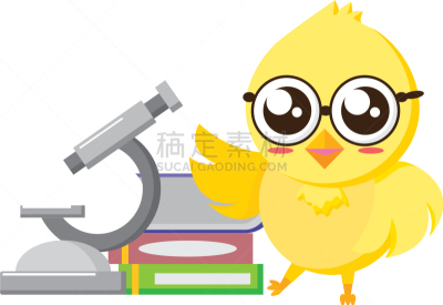 可爱的,科学,小鸡,生物学,专门技术,书,化学制品,健康保健,显微镜