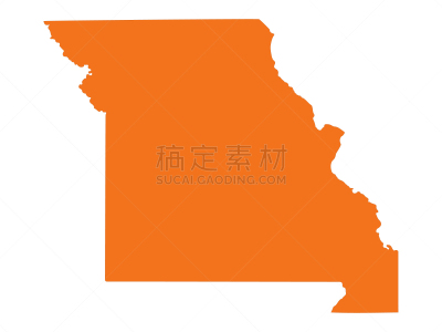 密苏里,堪萨斯城,背景分离,橙色,乡村风格,绘画插图,北,自然地理,轮廓,杰斐逊城