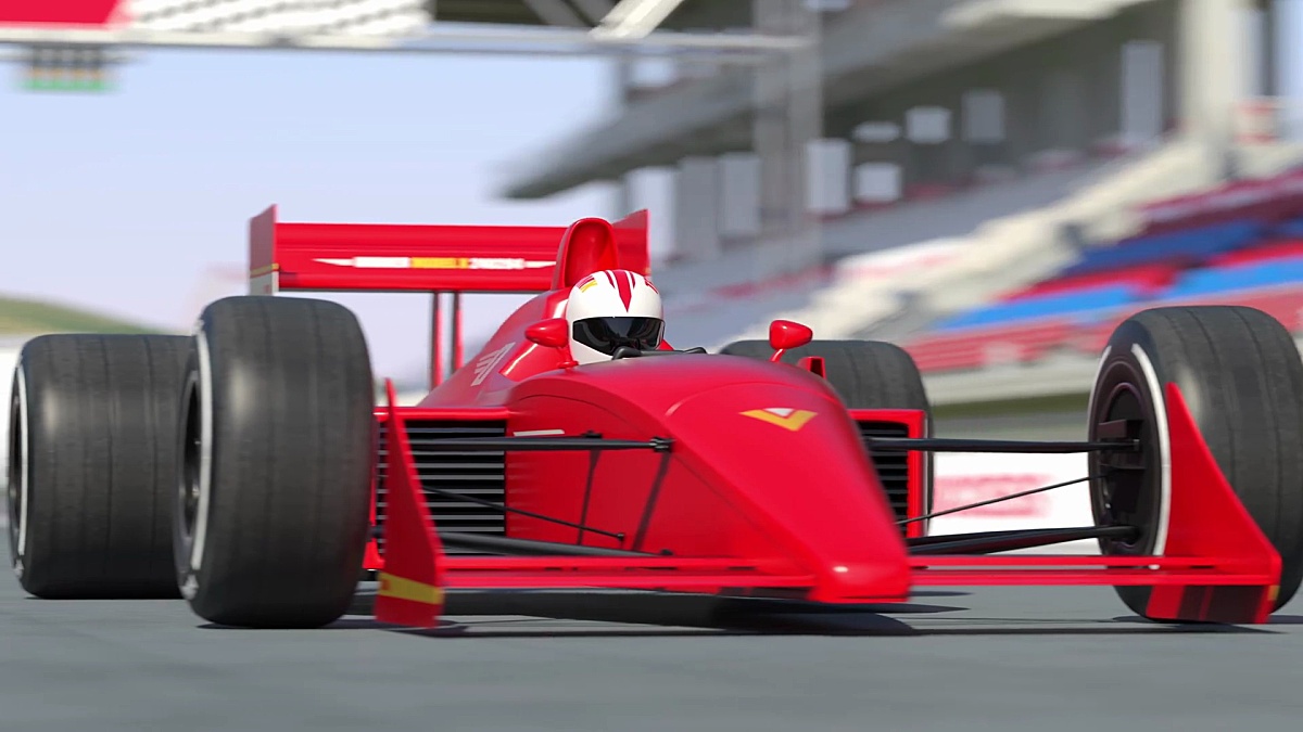赛车准备赛车-  3D动画