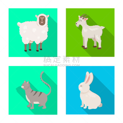 标志,厨房,可爱的,农业,纯种犬,食品,山羊,动物,自制的